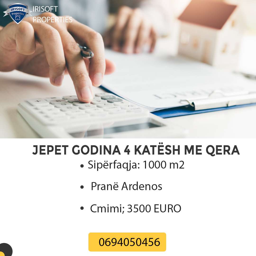 Jepet me qera nje godin 4katshe prane Ardeno